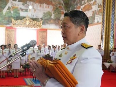 พิธีถวายผ้าพระกฐินพระราชทานของสำนักงานการตรวจเงินแผ่นดิน ณ วัดพระแท่นดงรัง วรวิหาร ตำบลพระแท่น อำเภอท่ามะกา จังหวัดกาญจนบุรี
